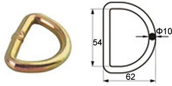 DR5030 Anillo en D de 2 'BS: 3000 KG / 6600 LBS - Dawson Group Ltd. - Fabricante, proveedor y f&aacute;brica de China