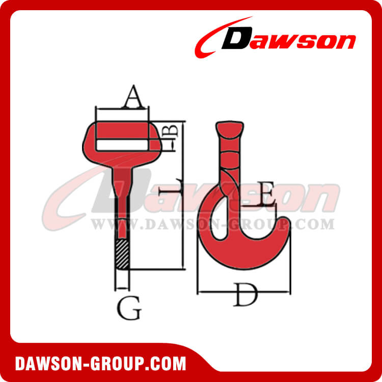 DS018 G80 ウェブスリング用アイツイストフック - DAWSON GROUP LTD.- 中国のメーカー、サプライヤー、工場