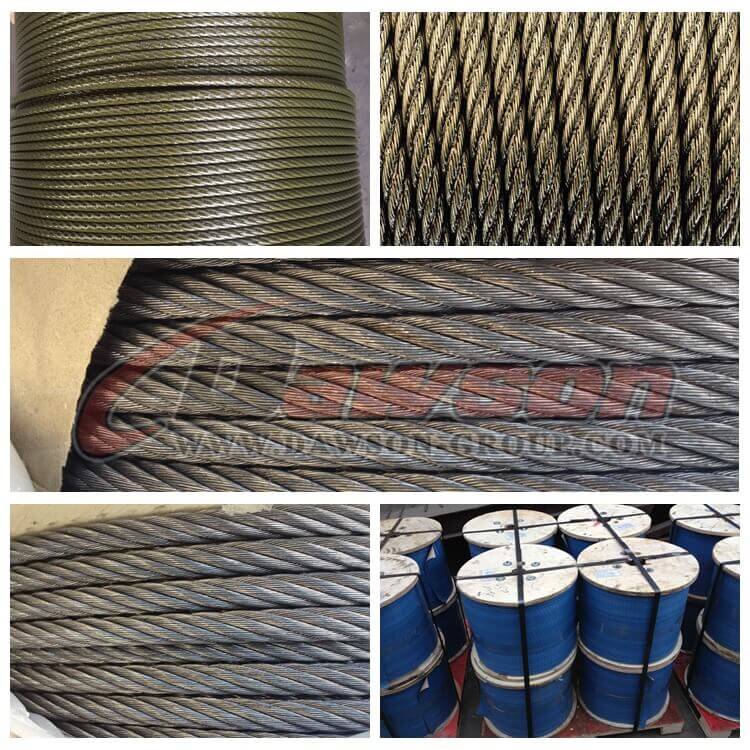 Construcci&oacute;n de cable de alambre con contacto de l&iacute;nea (6 &times; 25Fi + FC) - Dawson Group Ltd. - Fabricante, proveedor y f&aacute;brica de China