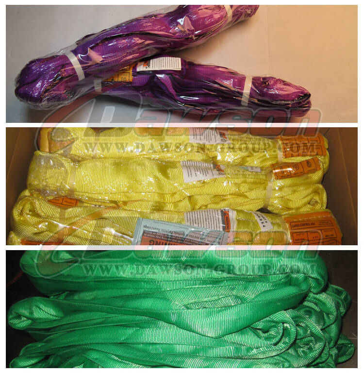 Eslinga redonda Eye Eye (seg&uacute;n ASME ANSI B30.9) - Dawson Group Ltd. - Fabricante, proveedor y f&aacute;brica de China