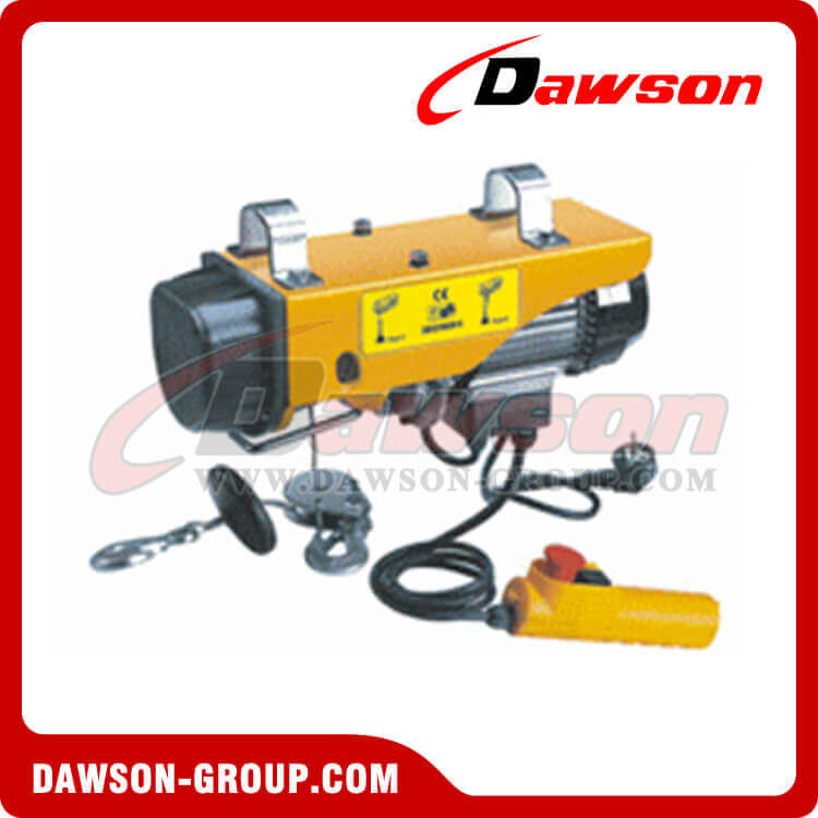 DS-PA200-DS-PA1000 رافعة حبل سلكية كهربائية صغيرة من الفولاذ للرفع