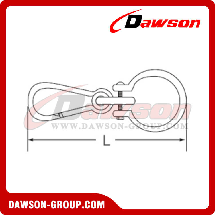 GANCHO PARA COLLAR+CON MOSQUETON+ZINCADO - DAWSON GROUP LTD.- FABRICANTE, PROVEEDOR, F&Aacute;BRICA DE CHINA