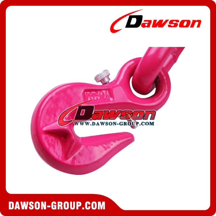 Gancho de sujeci&oacute;n con ojo G80 con ala y gancho para sujetar carga con pasador de seguridad - China dawson group ltd