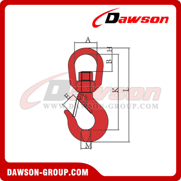 GANCHO GIRATORIO FORJADO DS132 - DAWSON GROUP LTD.- FABRICANTE, PROVEEDOR, F&Aacute;BRICA DE CHINA
