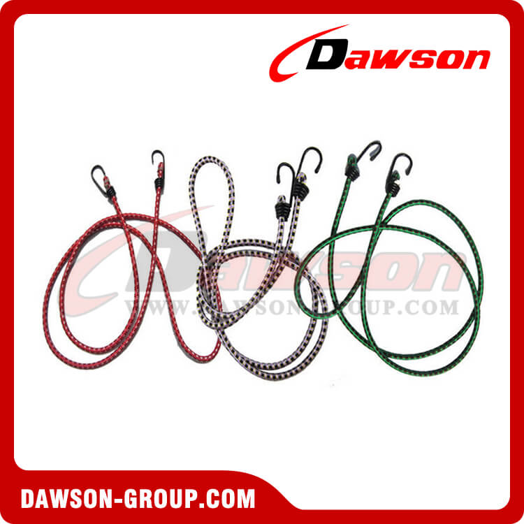ゴムコード、プラスチック安全Jフック付きバンジーコード ES-0240