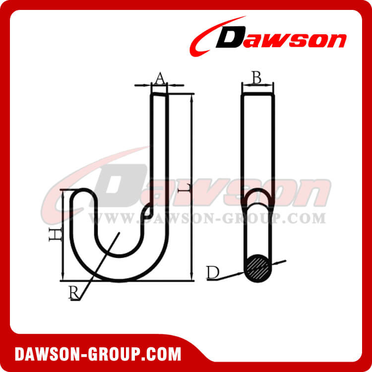 GANCHO DE REMOLQUE FORJADO DS681 - DAWSON GROUP LTD.- FABRICANTE, PROVEEDOR, F&Aacute;BRICA DE CHINA