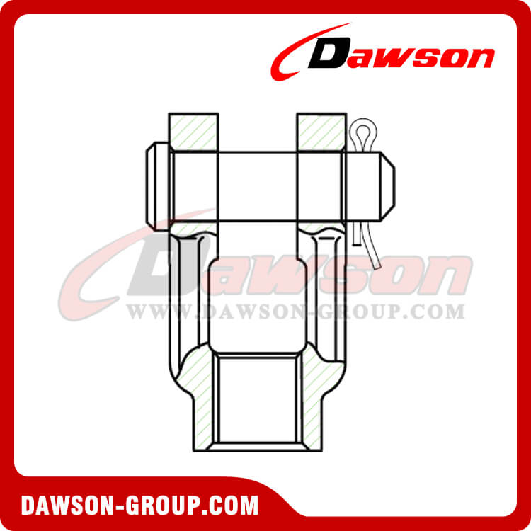 DS051 Pieza en U FORJADA - DAWSON GROUP LTD.- FABRICANTE DE CHINA, F&Aacute;BRICA
