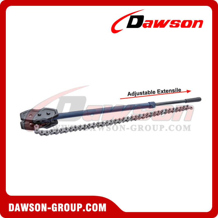 DSTD06BC Chave de tubulação de corrente extensível ajustável