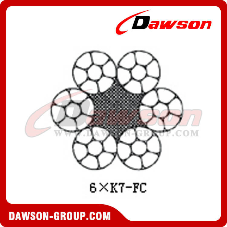 Construcci&oacute;n de cable de alambre de filamento de compactaci&oacute;n (6 &times; K7-FC) - Dawson Group Ltd. - Fabricante, proveedor y f&aacute;brica de China