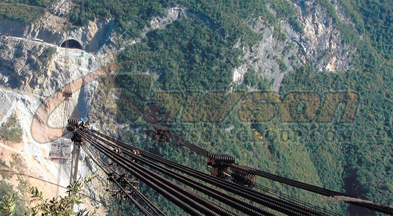 Aplicaci&oacute;n de la construcci&oacute;n de cables de acero (8 &times; 61 + FC) - Dawson Group Ltd. - Fabricante, proveedor y f&aacute;brica de China