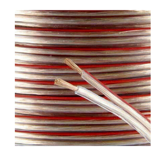High quality professional 8GA/10GA/12GA/14GA/6GA/18GA/20GA/22GA transparent /flexible twist factory price speaker cable