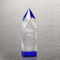 Royal Blue Tower Accent Crystal Trophy for Achievements (#72224)