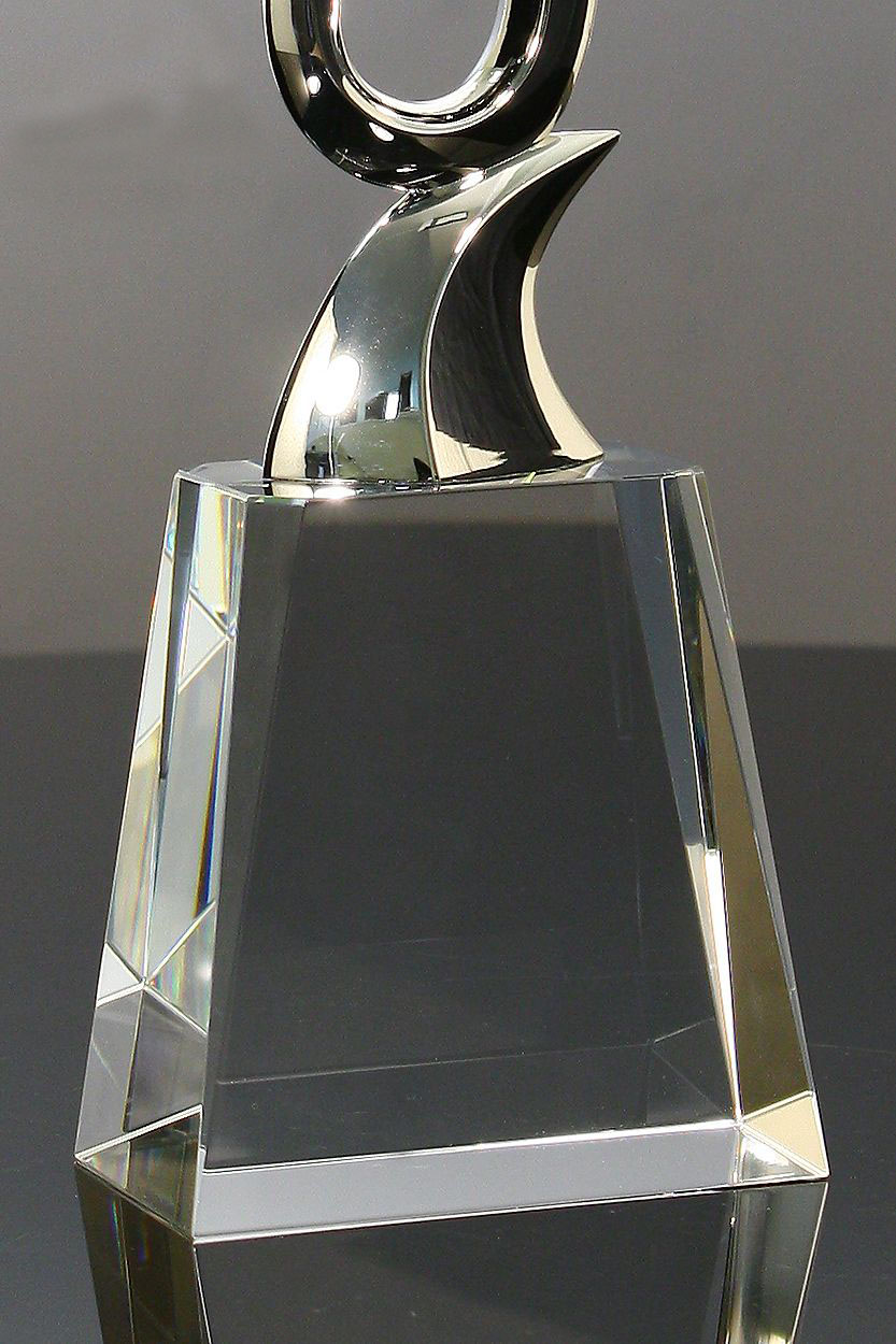 Star Trophies Stellar Chrome and Crystal Star Award