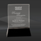 Crystal Rectangle on Black Base Award (J-CRY6901S, J-CRY6901L)
