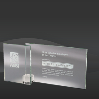 Clear Shadow Block Crystal Award (JC-2480CL, JC-2481CL)