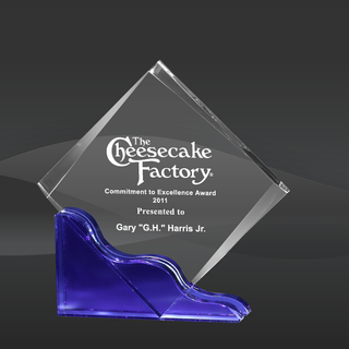 Stream of Success Crystal Award (MPI-CR-A1106BU-6)