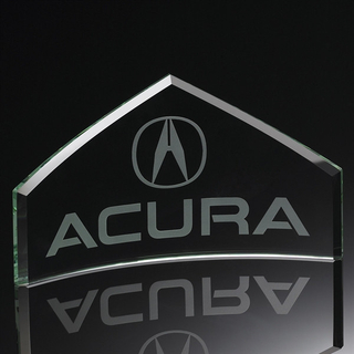 Cathedral Deluxe Jade Glass Award (#30371, #30372, #30373)