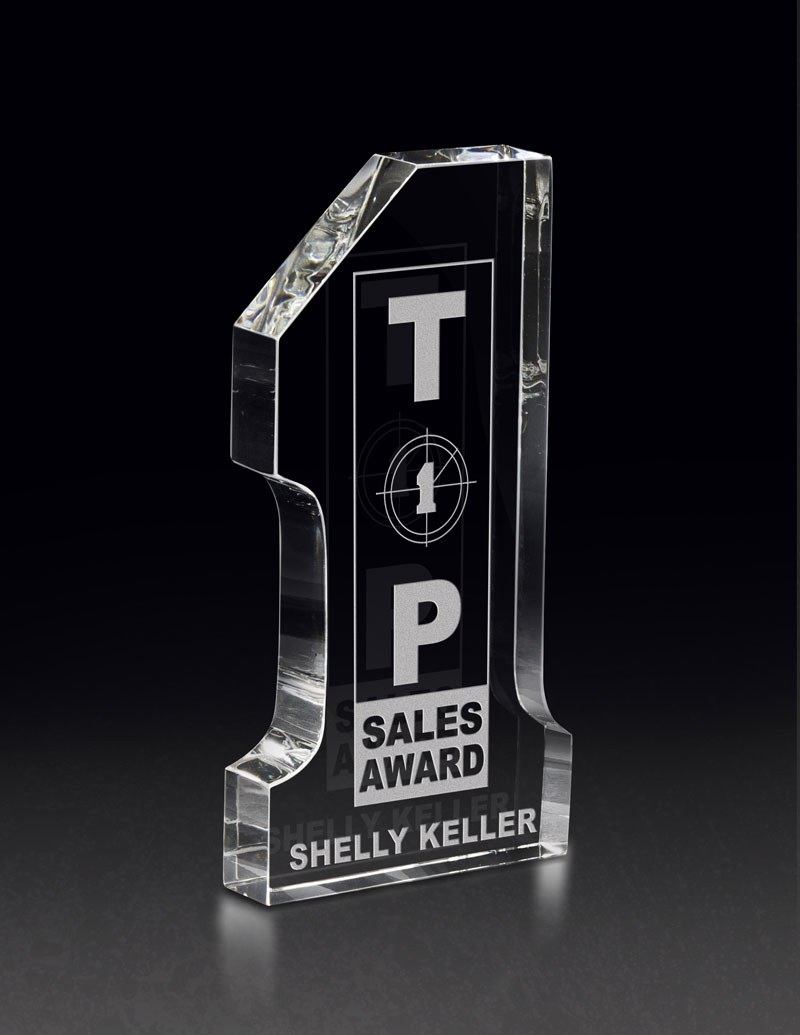 Blue and Clear Advancement Award for Years of Service Awards (#5208)