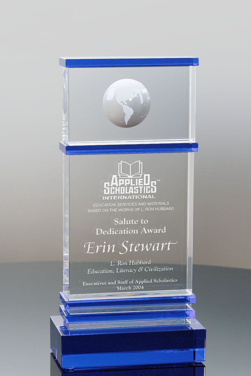 Popular Trophies Sedgwick Corporate Crystal Globe Award (5350, 5351)