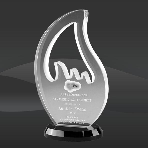 Fire Wave Crystal Award (DMC-SCA234)