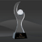 World in Hand Crystal Award (STR-OPT8311)