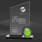 Smoked Peak Green Orb Crystal Award (MP-AWK8645-G)