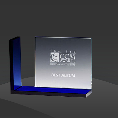 Blue Window Crystal Award (CIP-YJ714S, CIP-YJ714L)