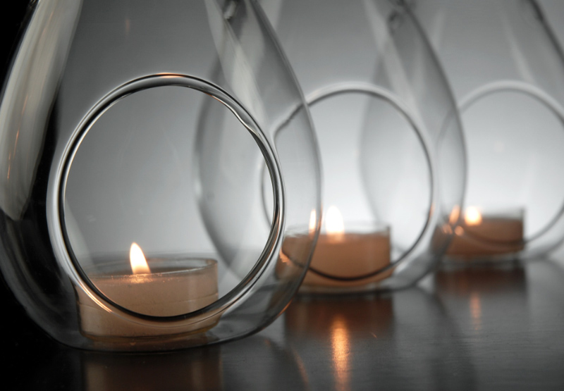 Hanging Teardrop Tealight Holder