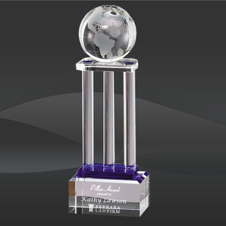 World Pillars Crystal Award (D-CRY154)