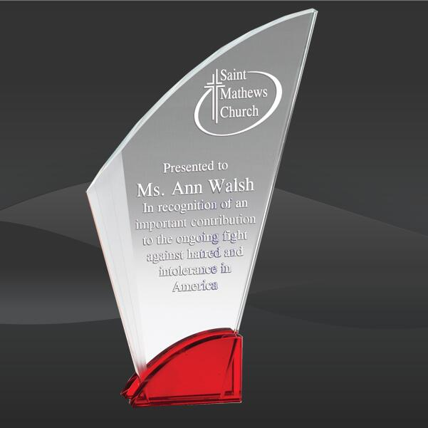Red Arch Point Glass Award (D-CRY561, D-CRY562, D-CRY563)