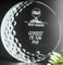 Glass Crystal Plaque Design Sports Trophies for Golf Awards