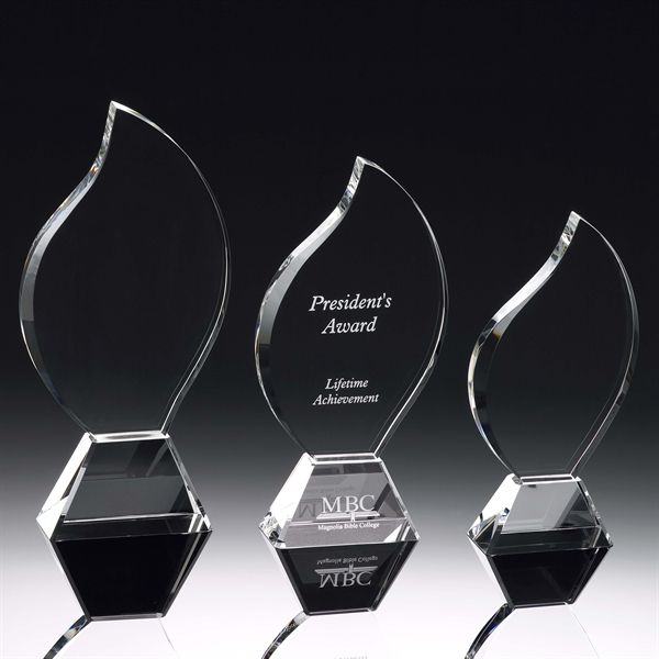 Olympia Crystal Flame Trophy for Successful Awards