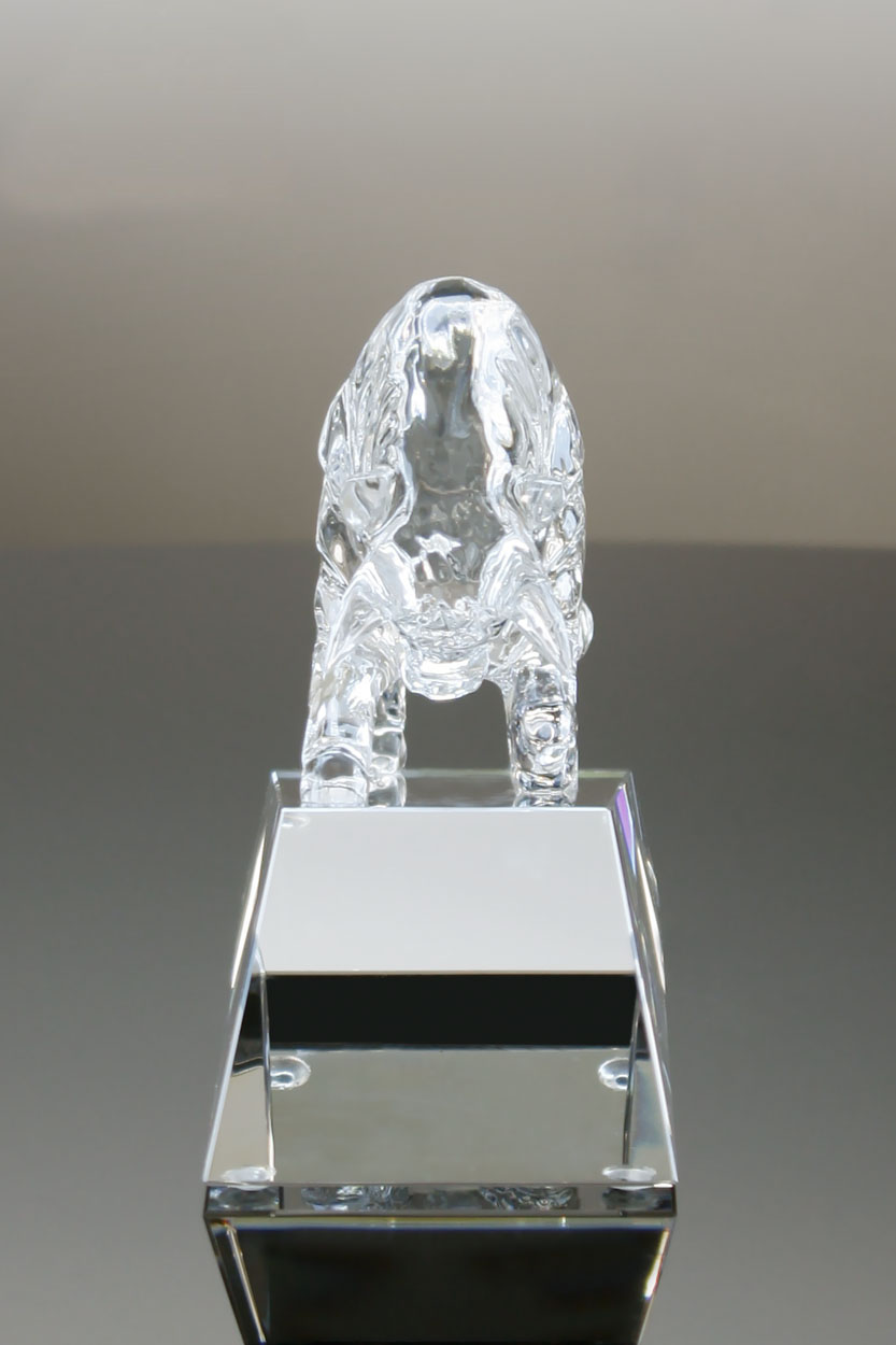 Trophies Rewards Leadership Bull Crystal Award