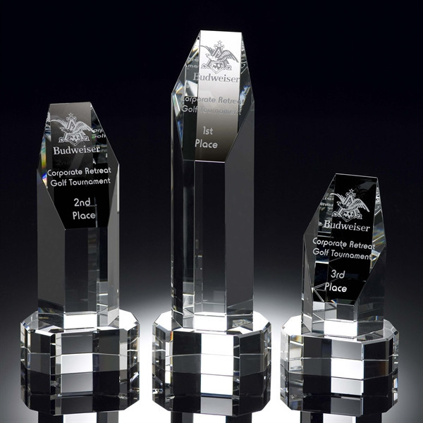Helsinki Tower Deluxe Crystal Award (#10281, #10282, #10283)