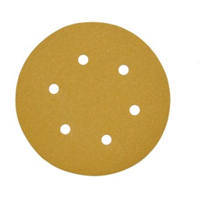 Yellow Velcro Hook and Loop Sanding Disc For Paint Removal 