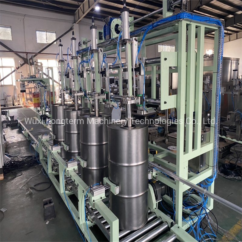 Fully Automatic Liquid, Water Detergent Filling Machine Sealing Line Bitumen Barrel/Drum Filling Line