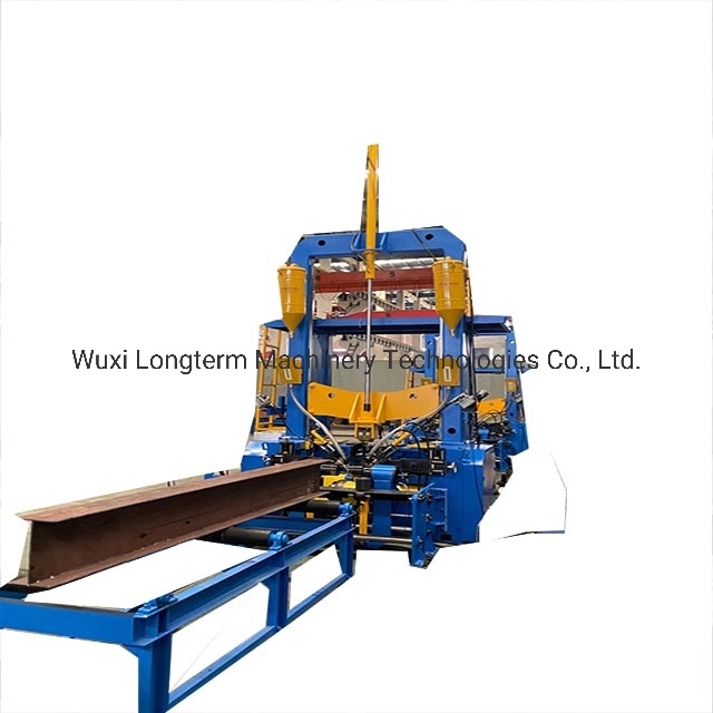 Automatic H Beam Assembly and Welding and Straightening All in One Machine for Steel Structure Fabrication Station/