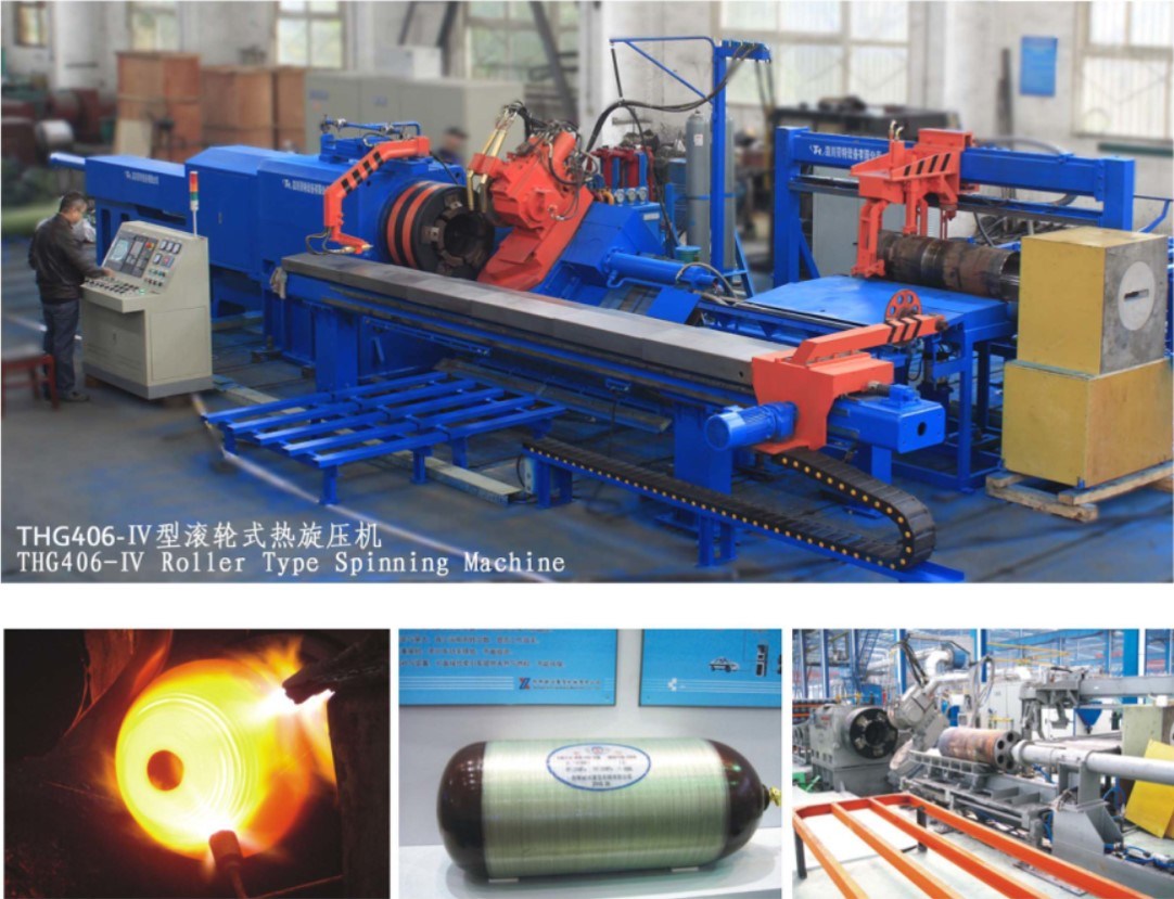 CNG Seamless Cylinder Bottom Pushing Machine