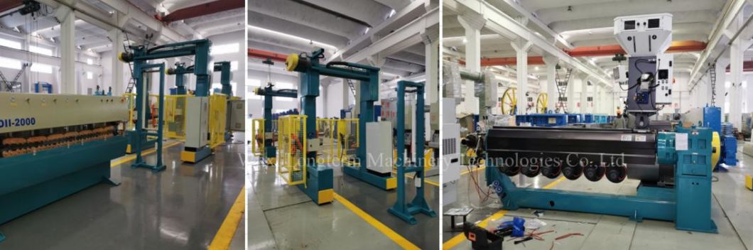 New Design 2021 PVC Power Cable Sheathing Extruder Equipment Wire and Cable Extrusion Machine