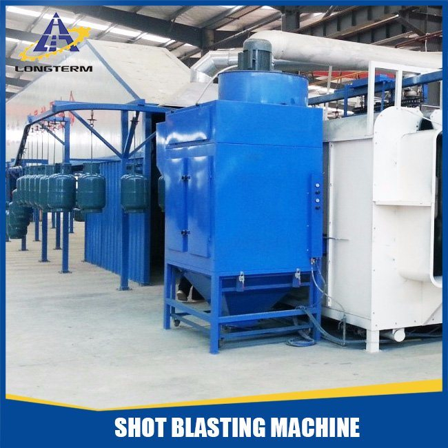 High Pressure Seamless/CNG Cylinder Inner Sand Blasting Machine Outer Shot Blasting Machine