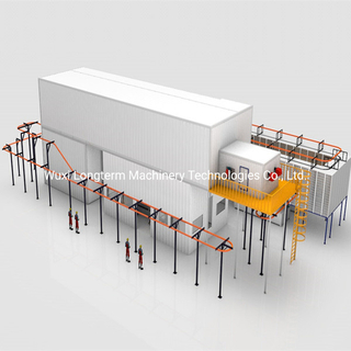 Hardware Workpiece/Metal Sheet Parts Powder Coating Machine, Hardware Powder Spraying Line
