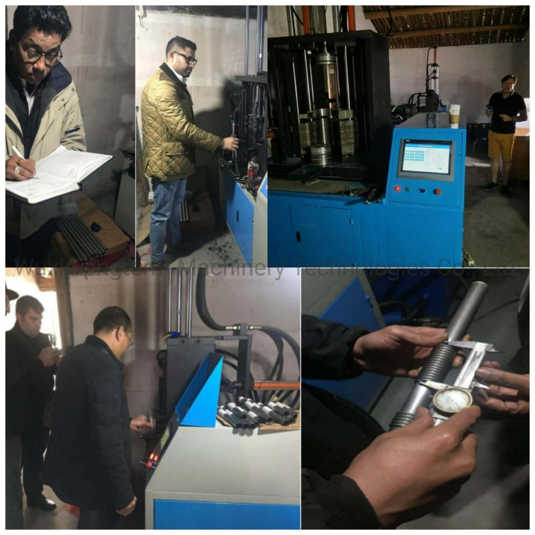 Hydroforming Vertical Type Multi Ply Bellows Making Equipment Flexible Bellows Forming Machine