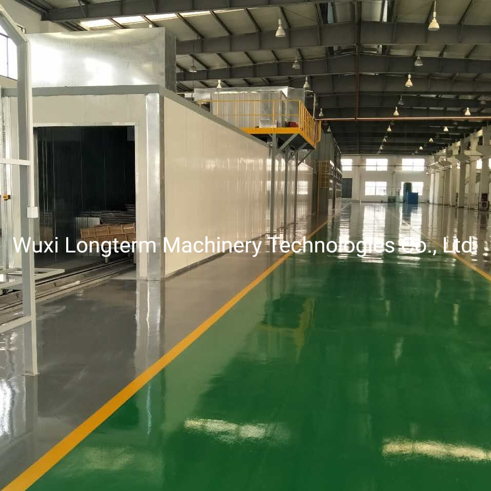Environmental Protection Electric Powder Coating Line Production Line Electrostatic / Powder Coating Booth for Wheel Rim