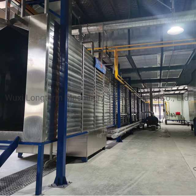 High Quality Powder Coating Line for Furniture Wooden Parts, High Inefficiency Powder Coating Booth for Wooden@