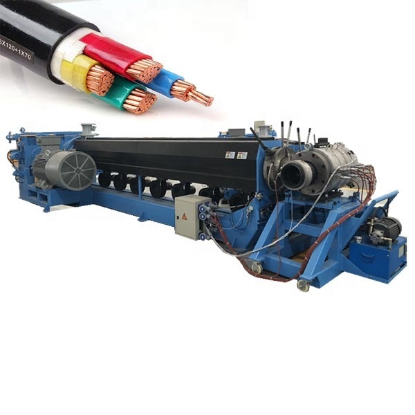 Fiber Optic Cable Extrusion Sheathing Line Making Machine for Optical Fiber Butterfly