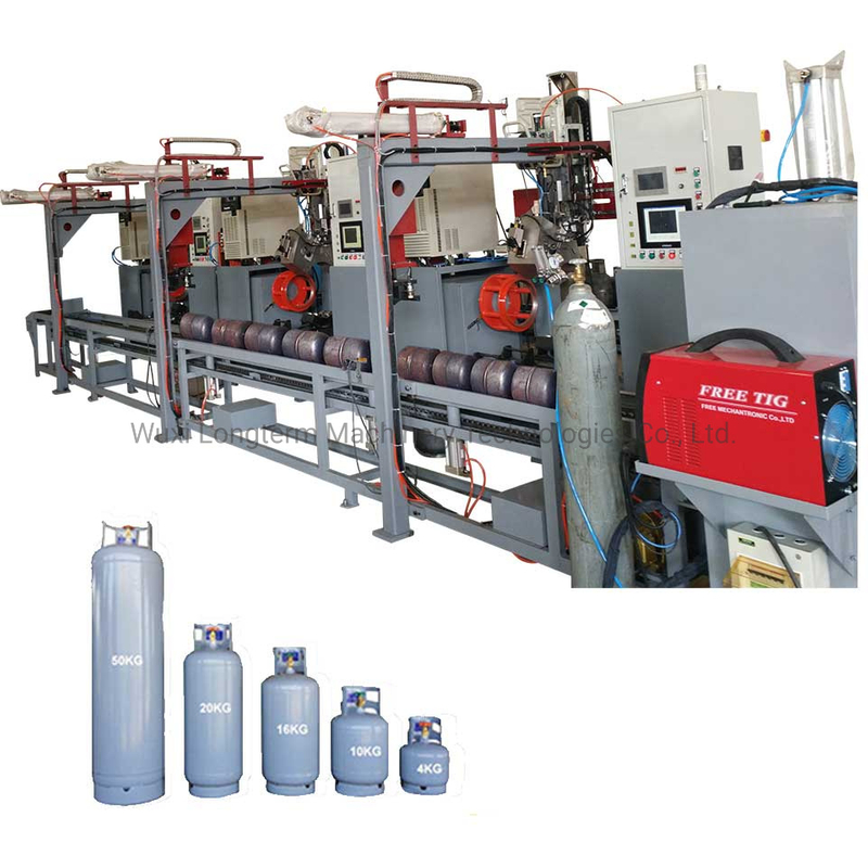 Fully Automatic LPG Cylinder Circumferential Seam Welder, MIG Welding Machine~