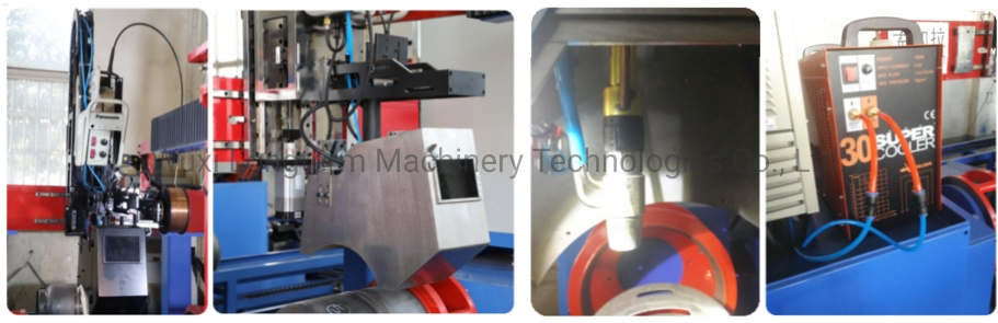 Fully Automatic LPG Gas Cylinder Body Circular Welding Machine, LPG Cylinder Circumferential Seam MIG Welding Machine~