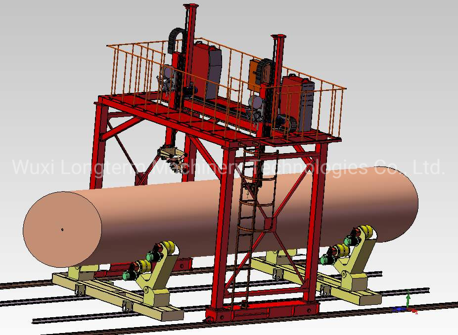 Big Size Volume Steam Water Boiler Pressure Vessel Fulels Storage Tank Seam Welding Machine Price