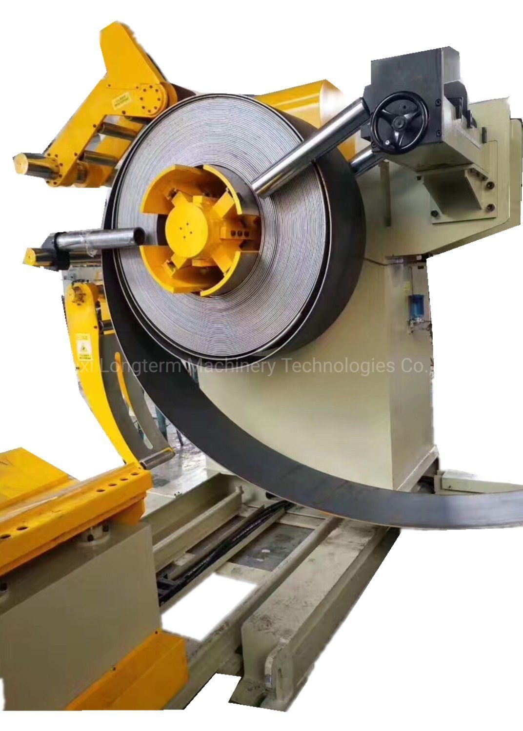 Carbon Steel Coils Decoiler Straightening Blanking Machine for LPG Cylinders^