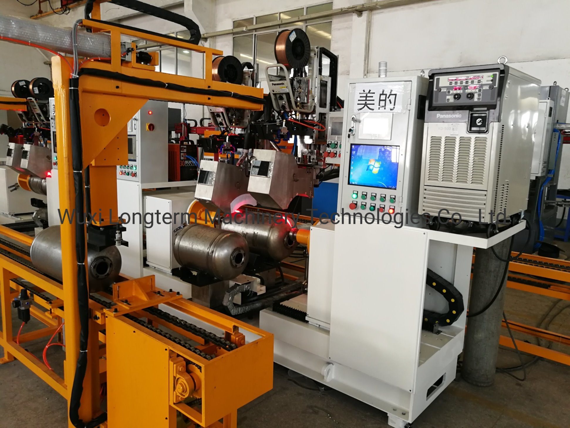 Enameled Storage Inner Water Tank TIG Circular Seam Welding Machine/ Seam Welder